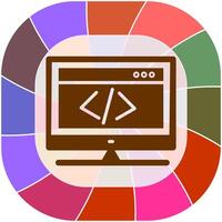 HTML Coding Vector Icon