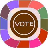 Vote Link Vector Icon