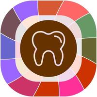 icono de vector de dientes