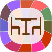 Lunch Table Vector Icon