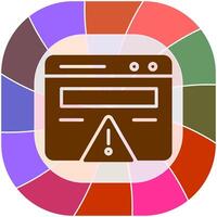 Web Error Vector Icon