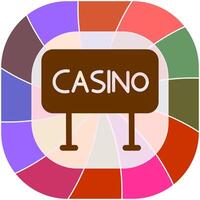 Casino Sign Vector Icon