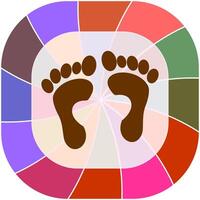 Foot X ray Vector Icon