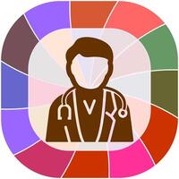 masculino médico vector icono