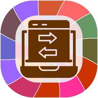 Data Transfer Vector Icon