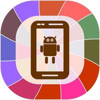 icono de vector de Android