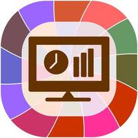 Online Stats Vector Icon