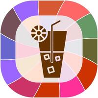 Rainbow Drink Vector Icon