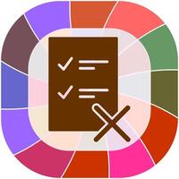 Fake List Vector Icon