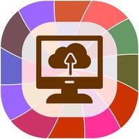 Cloud Backup Vector Icon