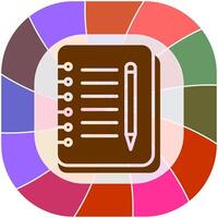 Notebook And Pen Vector Icon