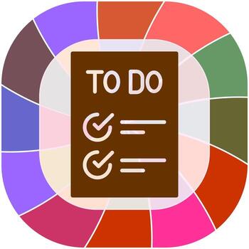Today to Done Checklist Vector Icon