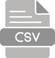 CSV Vector Icon