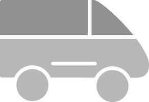 icono de vector de furgoneta