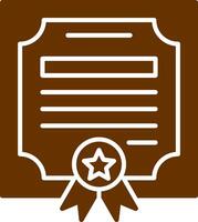 Certificate Vector Icon