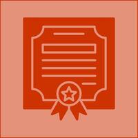 Certificate Vector Icon