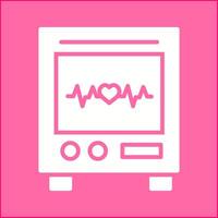 Heart Rate Machine Vector Icon