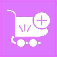 añadir al icono de vector de carrito