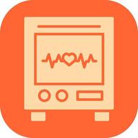 Heart Rate Machine Vector Icon