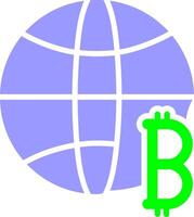 icono de vector de marcador de posición de bitcoin