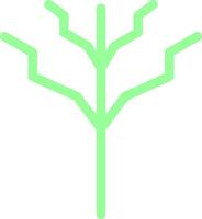 árbol sin hojas vector icono