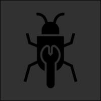 Bug Fixing Vector Icon