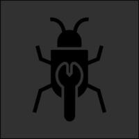 Bug Fixing Vector Icon