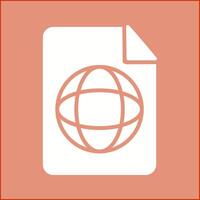 Global Profile Vector Icon