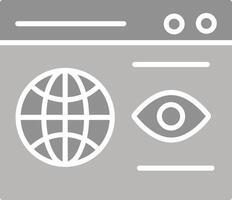 Web Visibility Vector Icon