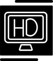 hd calidad vector icono