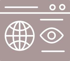 Web Visibility Vector Icon