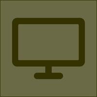 LCD Vector Icon