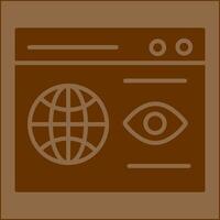 Web Visibility Vector Icon