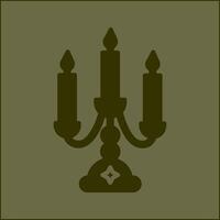 Candlestick Vector Icon