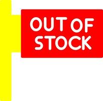 Out of Stock Vector Icon