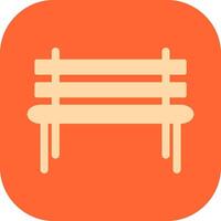 Garden Bench Vector Icon
