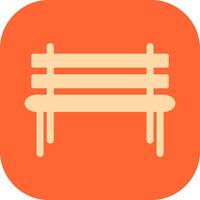 Garden Bench Vector Icon