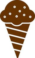 icono de vector de helado