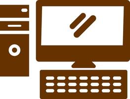 Computer Vector Icon
