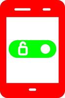 Unlock Slide Vector Icon