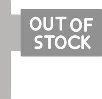 Out of Stock Vector Icon