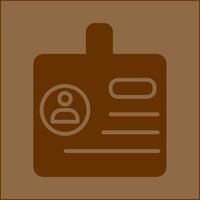 Identification Vector Icon
