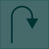 Arrow Pointing Down Vector Icon