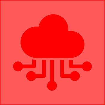 Cloud Computing Vector Icon