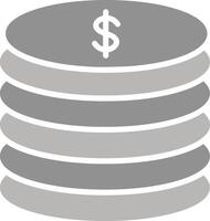 Stack of Coins Vector Icon