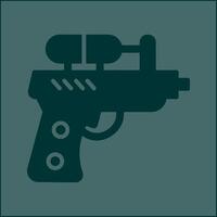 pistola de agua vector icono