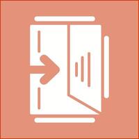 Exit Sign Vector Icon