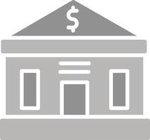 Bank Building Vector Icon