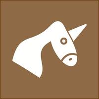 icono de vector de unicornio