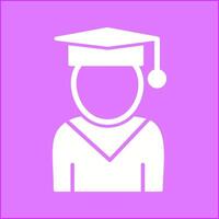 Female Student Vector Icon